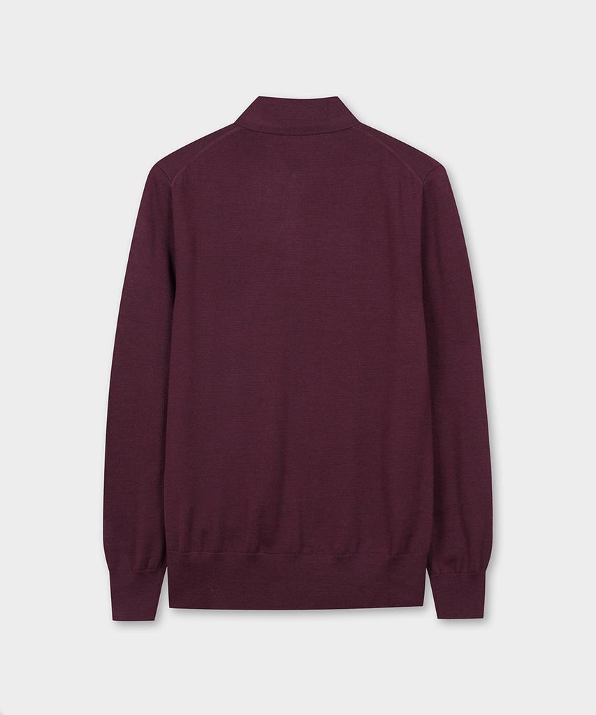 BROOKS BROTHERS Merino Wool Polo Sweater (Red) (Bbwtmf9637Dew)