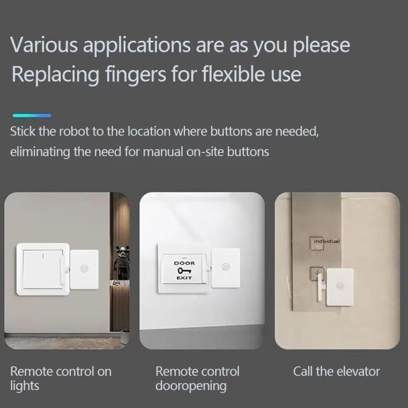 New Wireless Control Light Switch Off Tool Automatic Button Pusher Intelligent USB Rechargeable Lazy Remote Control Switch