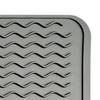 Silicone Dish Drain Mat Heat-resistant Drying Dish Mat Non Slip Countertop Drainage Pad Plate for Kitchen Living Room Sink