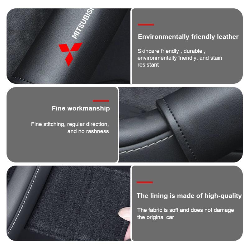 For Mitsubishi Car Universal Anti-Wear Door Pull Handle Protection Cover Lancer ASX Pajero Mirage Attrage Xpander Outlander