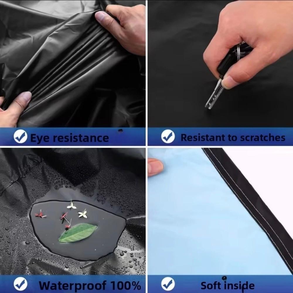 Thickened Motorcycle Cover Waterproof Dustproof Sunscreen Dust Cover Practical Rain Protection Electric Vehicle Cover Outdoor