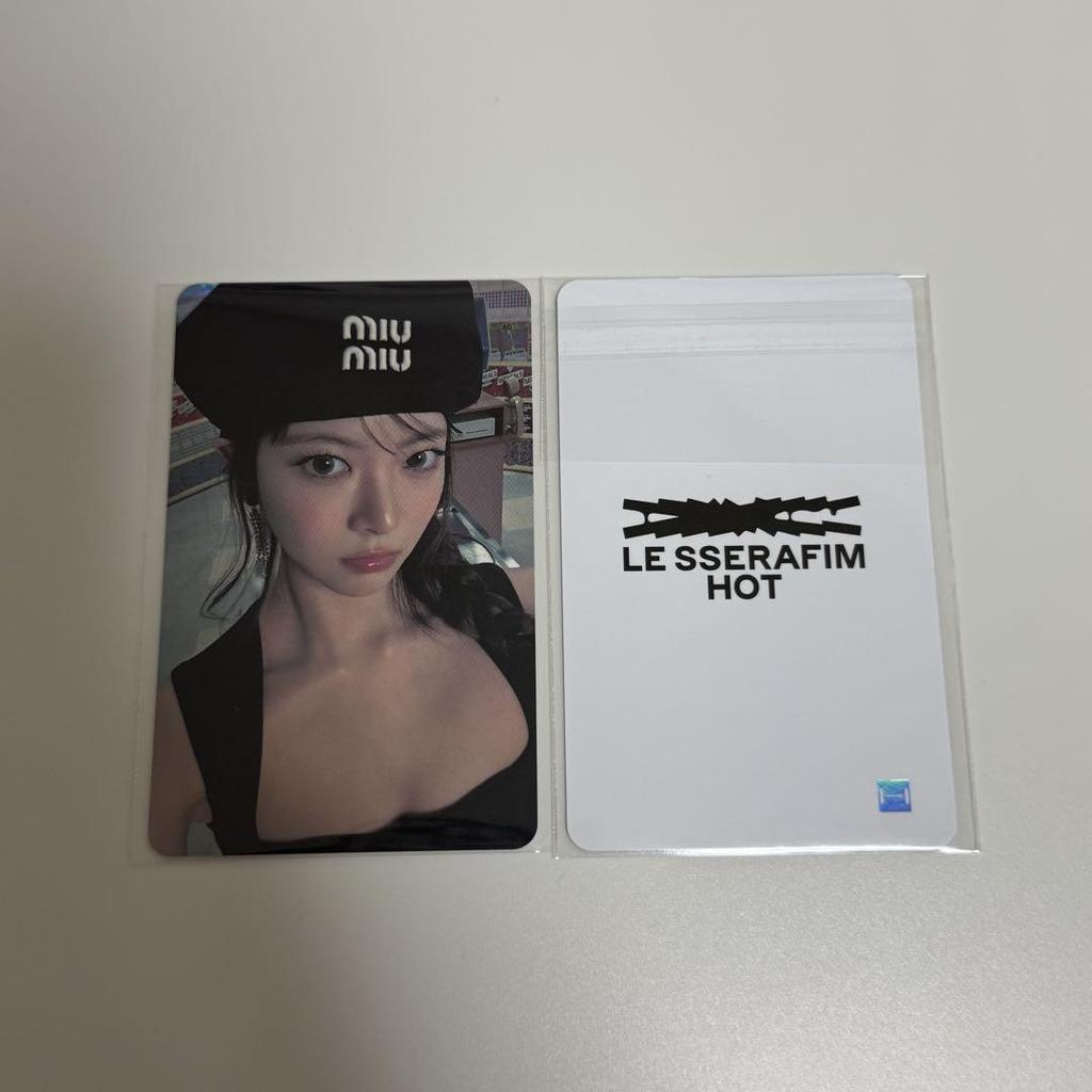 [USED] LE SSERAFIM Lucera HOT MMT Lakidro Trading Card Unche