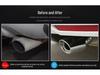 Compatibele uitlaatpijp en sierkap voor Toyota Yaris L en Vios FS modellen van 2014-2022.