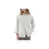 UNIQLO SS23 U Series Striped Pocket Straight-Cut Long Sleeve Shirt Men shirts Light-Green 459276-50