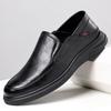 2024 Spring Fashion Casual Leather Men's Dress Shoes Spring Autumn New Designer Soft Sole Solid Color Loafers Man