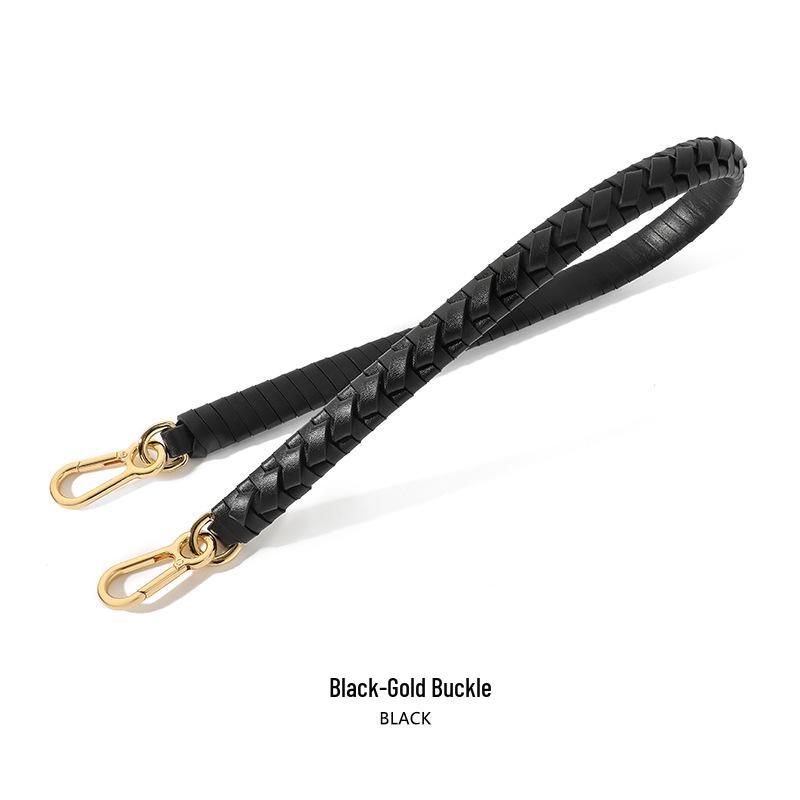 Ma Huang Shi E-40 Cowhide Bucket Bag with Adjustable Woven Shoulder Strap