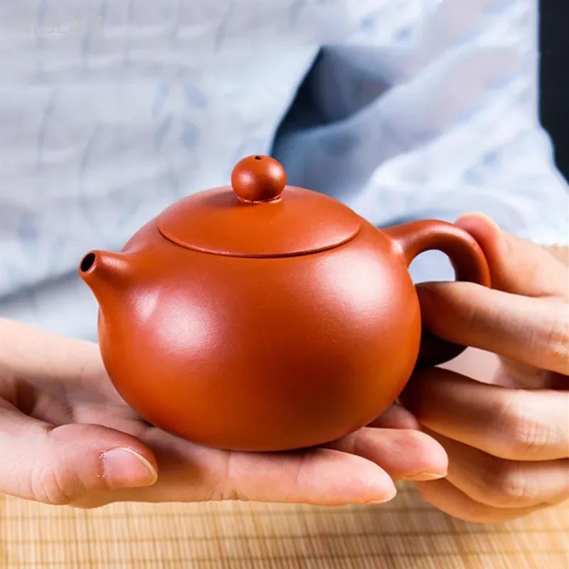 Tradition Zhu Mud Zisha Teaware Chinese Yixing Purple Clay Tea Pot Household Filter Teapot Gifts Customized Beauty Tea Infuser