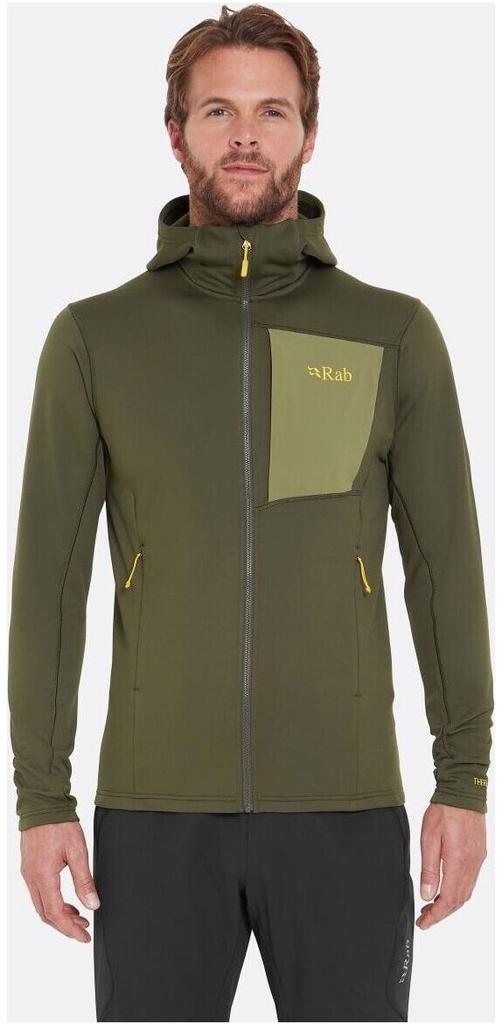 Jacket Rab Superflux Hoody Fleecejacke Army