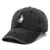 Pigeon Embroidery Pattern Baseball Cap Outdoor Sports Casual Baseball Hats Adjustable Vintage Sunscreen Hats All Seasons
