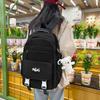 High-value contrasting schoolbag female junior high school students large-capacity new high school students primary school students backpack