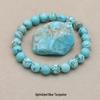 Jingde Jewelry Natural Agate Bracelet: Single-Loop Crystal Stone for Men and Women