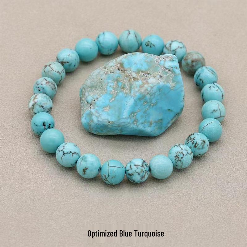 Jingde Jewelry Natural Agate Bracelet: Single-Loop Crystal Stone for Men and Women