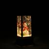 Christmas Snow Globe Lantern Battery Operated LED Light Water Glittering Santa Snowman Hanging Night Lamp Holiday Home Decoration Ornament
