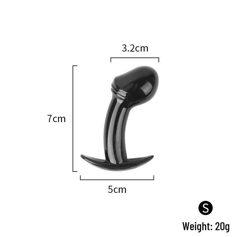 Soft Silicone Prostate Massager and Anal Beads - G-Spot and SM Erotic Supplies
