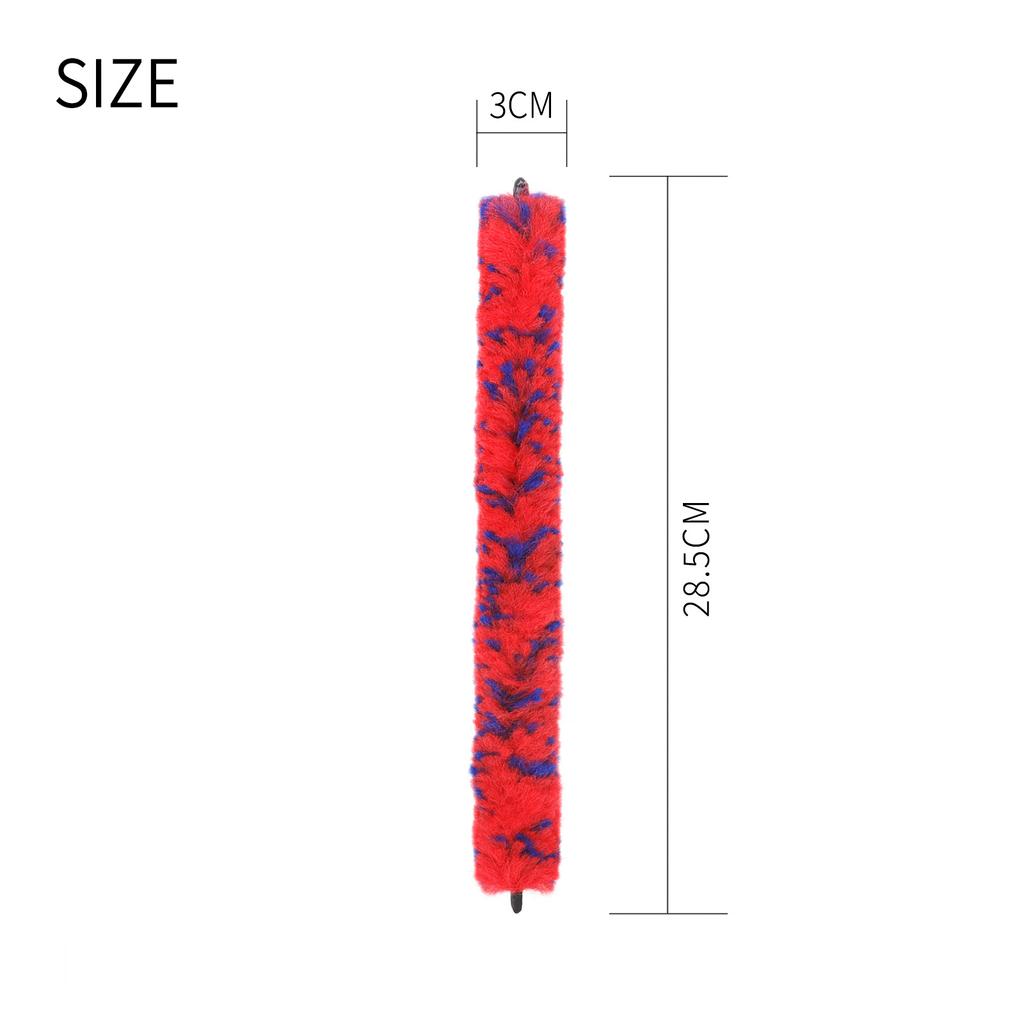 11 Zoll Saxophon gebogener Hals Reinigungsstab Saxophon Halsreiniger Reinigungsbürste Staubpinsel für Innere Rohr Wartungswerkzeug