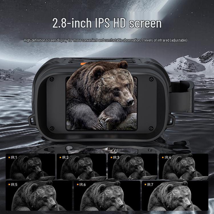 Ultra-HD 4K Night Vision Binoculars with Infrared & Large Screen for Outdoor Use