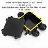 Splice Box M686 Junction Box Y Type 3-Way Junction Box Waterproof Cable Ø4-14mm IP68 Electrical Junction Box Cable Protection