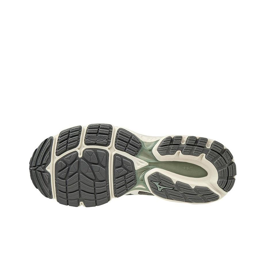 Mizuno Tessuto Confortevole Pelle Sintetica Antiscivolo Resistente all'Usura Traspirante Scarpe da Corsa Casual Basse Uomo sneaker Grigio Bianco J1GC204454