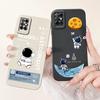 For Infinix Note 8 8i 2020 Case Lovely Astronaut Soft Silicone Funda Shockproof Matte Cover For Infinix Note8 Note8i Phone Cases