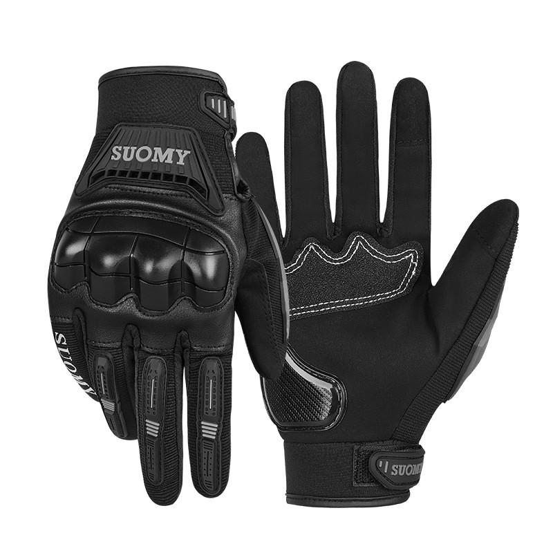 Full-Finger Motorcycle Riding Gloves With Touchscreen Compatibility Breathable Off-Road Use
