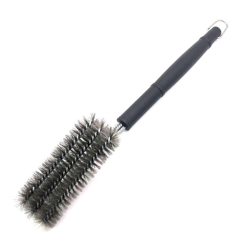 Three-Head Stainless Steel Grill Cleaning Brush for BBQ and Oven