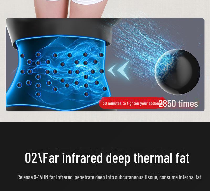 Intelligenter Mikrostrom-Fitness- und Schlankheitsgürtel für den Bauch mit Heizung, Akupunktur und EMS-Massage.
