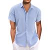 Havajská košile pro muže, pánské vintage košile na bowling s krátkým rukávem letní plážová košile