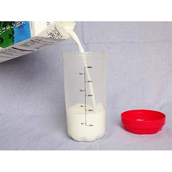 KOKUBO Protein Shaker Black 500ml Made Japan Measurement Markings Dome Shape