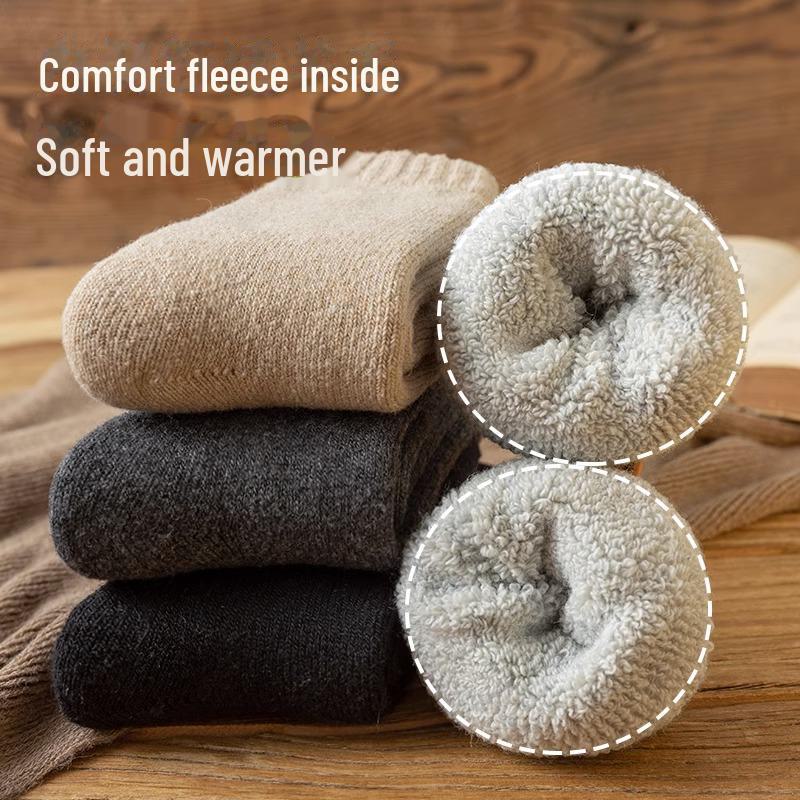 Cozy Winter Wool Socks for Men & Women – Thick, Warm, Mid & Long Tube Styles