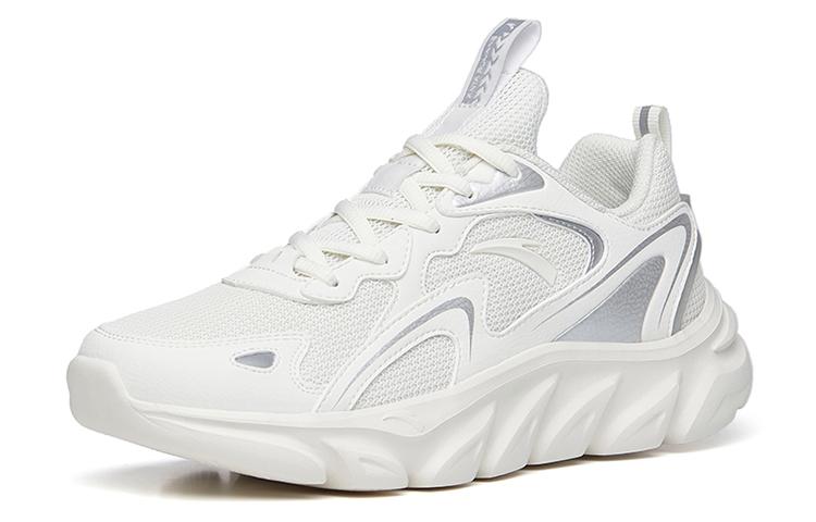 Women's Sneakers Anta Running Collection Comfortable Abrasion Resistant Low top Running Shoes Women's White