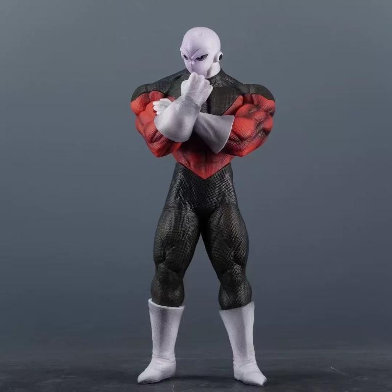 Anime Dragon Ball Z Full Power Jiren Doll Three Hands Interchangeable 25cm Statue Figure PVC Collectible Model Toy Ornament