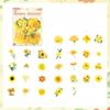 60 Pcs Plant Flower Cluster Stickers Junk Journal Creative Stationery DIY Decorative Stickers Scrapbook School Supplies