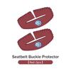 WET1 Car Seatbelt Buckle Protector Leather Anti Scratch Interior Guard For Volkswagen VW Passat Golf 4 5 6 Tiguan Polo Scirocco Jetta