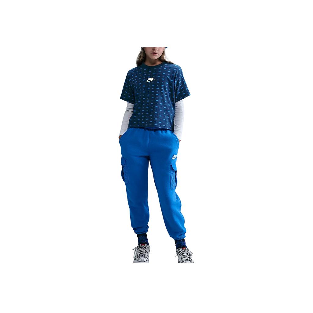 Nike LEGO® Kollaboration T-Shirt FW25 Kollektion Marke Logo Locker Kurzarm Kinder Oberteile IB4463-416