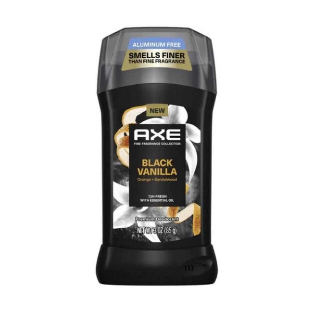 AXE Fine Fragrance Collection — Black Vanilla Orange + Sandalwood Essential Oil Premium Deodorant — 85 G