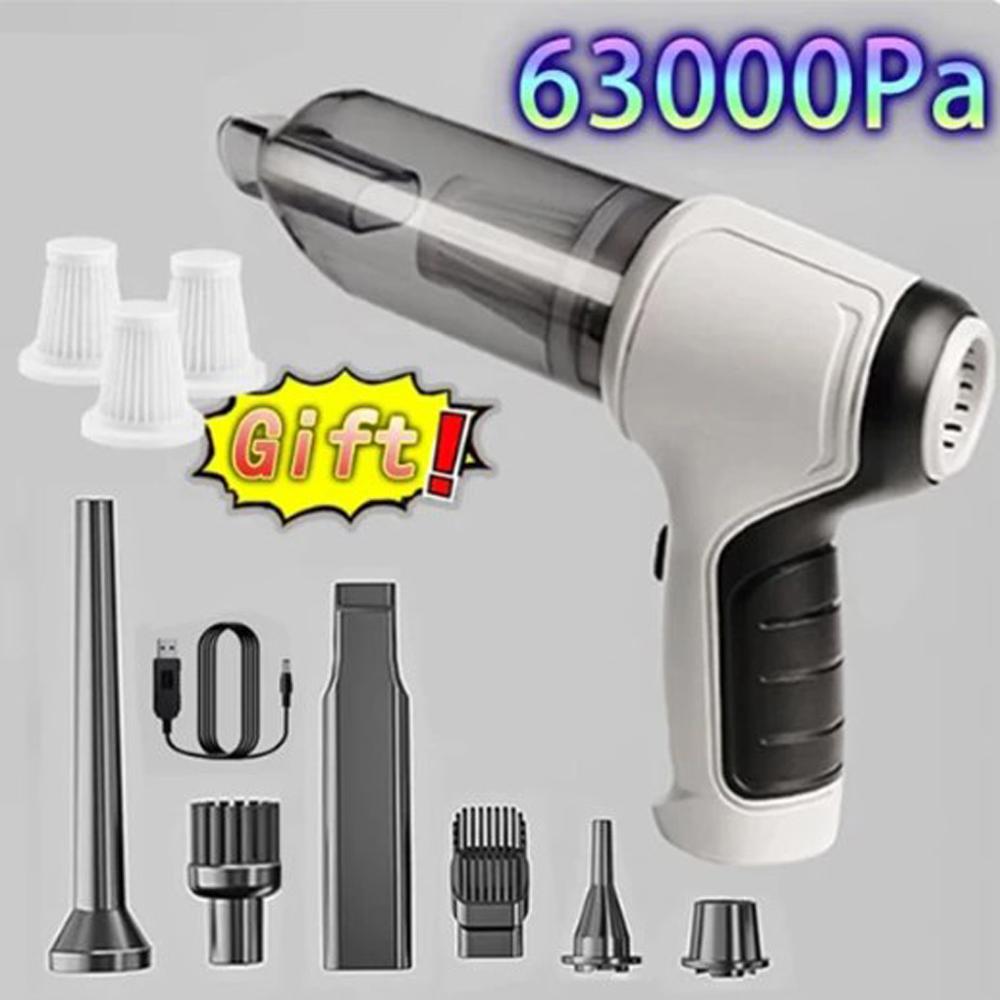 

НОВЫЙ Автомобильный беспроводной пылесос Пылесос для влажной и сухой уборки Аккумуляторный ручной Автопылесос для дома и автомобиля Двойного назначения Мини-пылесос