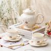 Ceramic Black Tea Mug Saucer Retro Afternoon Tea Coffee Cup Teapot Saucer Sets Couple Cup Set Home Creative Drinkware Mug Gift
