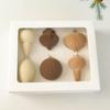 6Pcs/Set Velvet Christmas Tree Ornaments Shatterproof Christmas Decoration  Holiday Decor