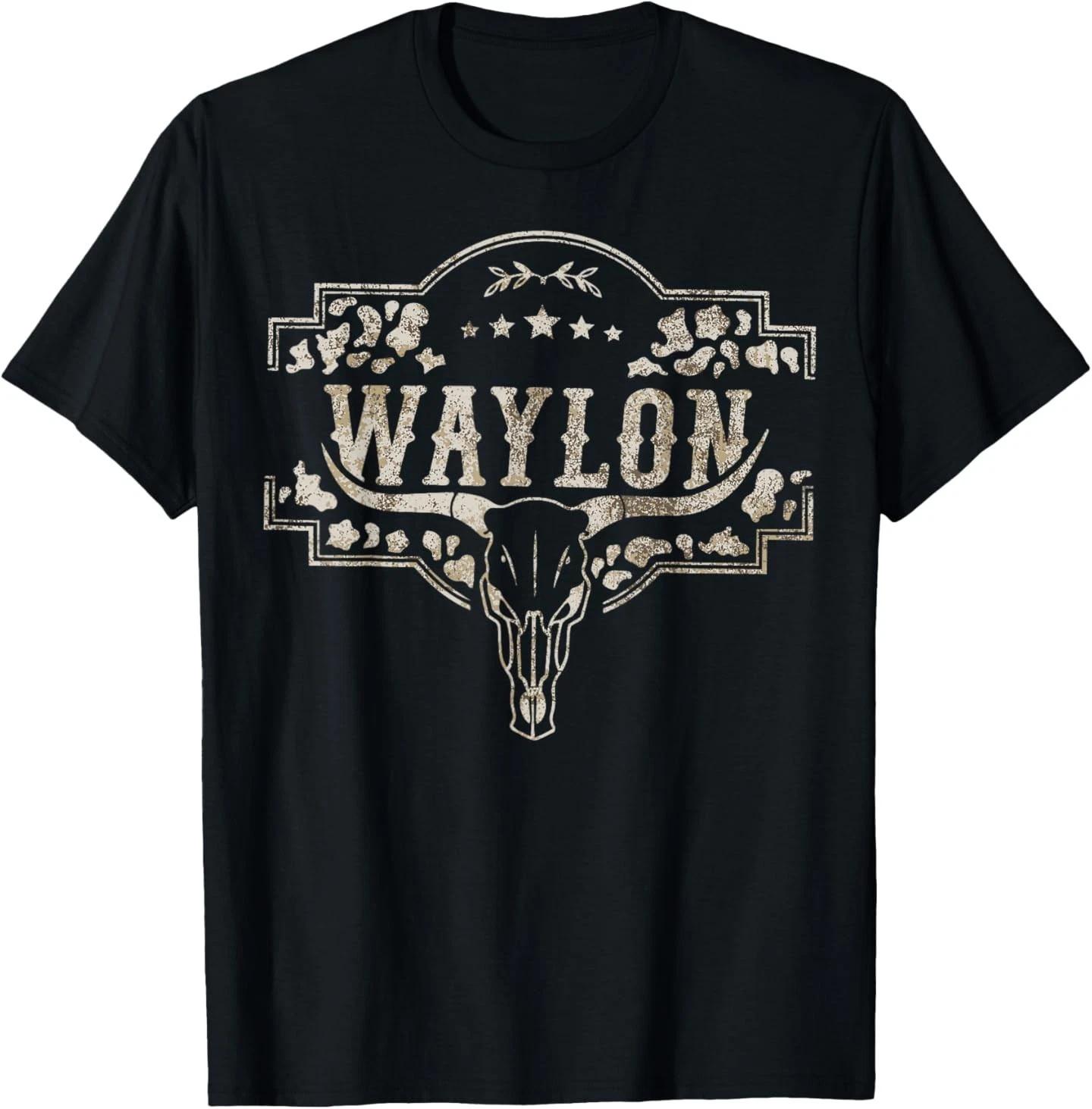Винтажная футболка Waylon в подарок мужчинам и женщинам M