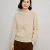 2024 Cashmere Women's Half-High Collar Slimming Pullover Wool Sweater, Long Sleeve, Autumn/Winter Collection