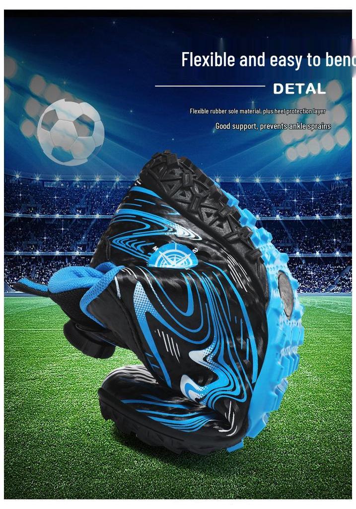 New Arrival Children's Low-Top Football Shoes with Long & Short Spikes for Teen Training & Competition