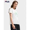 FILA Women's Knitted Short Sleeve Round Neck T-Shirt