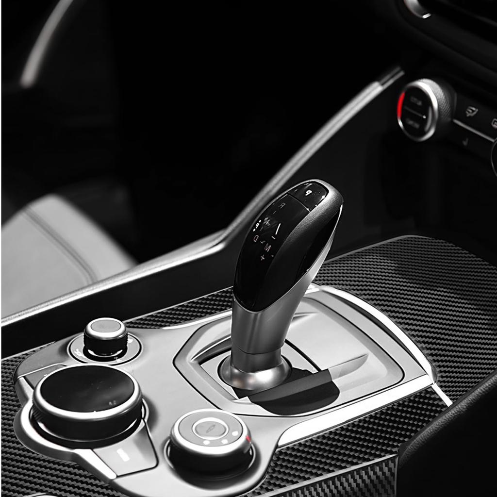 AIRSPEED Carbon Fiber Interior Accessories for Alfa Romeo Giulia 952 Customizable Car Storage Box Switch Decoration Frame and Interior Includes Tape