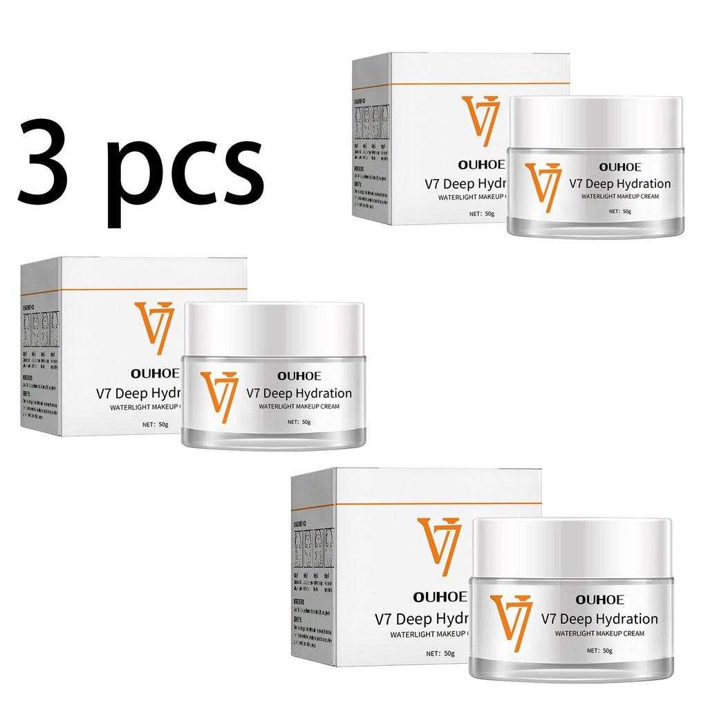 OUHOE Moisturizing Brightening Bare Face Cream, Nourishes and Repairs Skin, Hydrates, Brightens Skin Tone, For Face, 50g