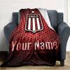 Name Custom ESTUDIANTES LP Print Flannel Blanket High Quality Warm Comfortable Cover for All Seasons Perfect for Gifts Home Decor