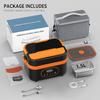 Cordless Electric Lunch Box 1.5L with 18000mAh Battery Power Supply For Nocclili 60W Self-Heating Rechargeable Lunch Box