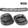 G-PLUS Dash Defrost Vent Cover Panel And Speaker Grille Cover Set Compatible With 1998-2005 Chevrolet S10 GMC Jimmy Sonoma/Oldsmobile Bravada/Blazer,