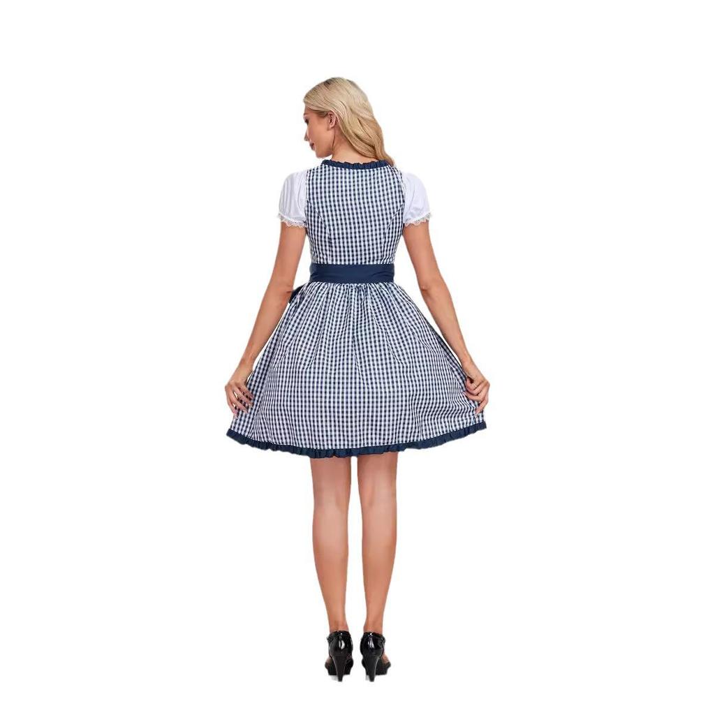 Halloween Beer Maiden Dress - European & American Oktoberfest Costume