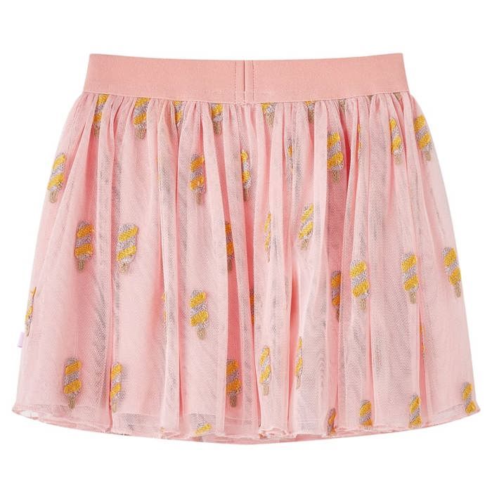 Skirt with Tulle for Children Light Pink 92/104/116/128/140