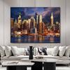 Canvas Painting Landscape Art City Night Posters Art Prints for Living Room Decoration Home Decor Sunset Wall Art Picture No Frame